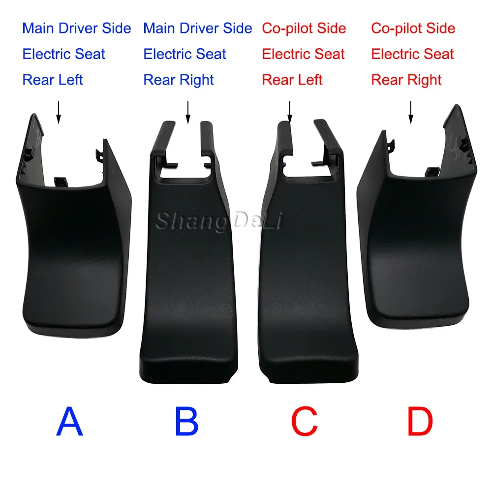 4Pcs/set Covers, Seat Anchor, Front seat slide cover for Mitsubishi Outlander