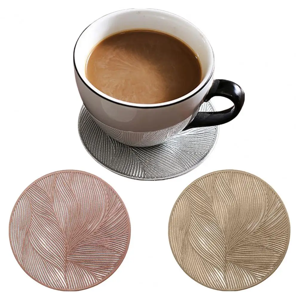 PVC Coasters Heat Resistant Anti-Scalding Table Mat Protective Placemats For Kitchen Dining Bar Living Room Accessories 매트