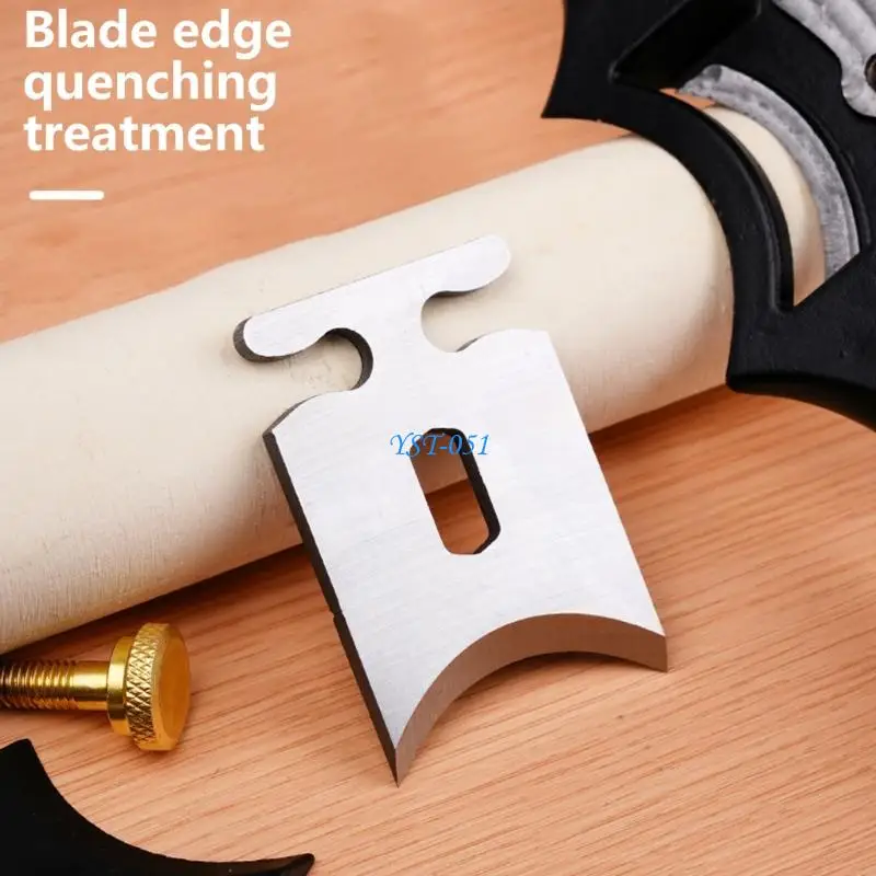 

E15A Sturdy Iron Spokeshave With Manganese Steel Blade For Woodworking Projects
