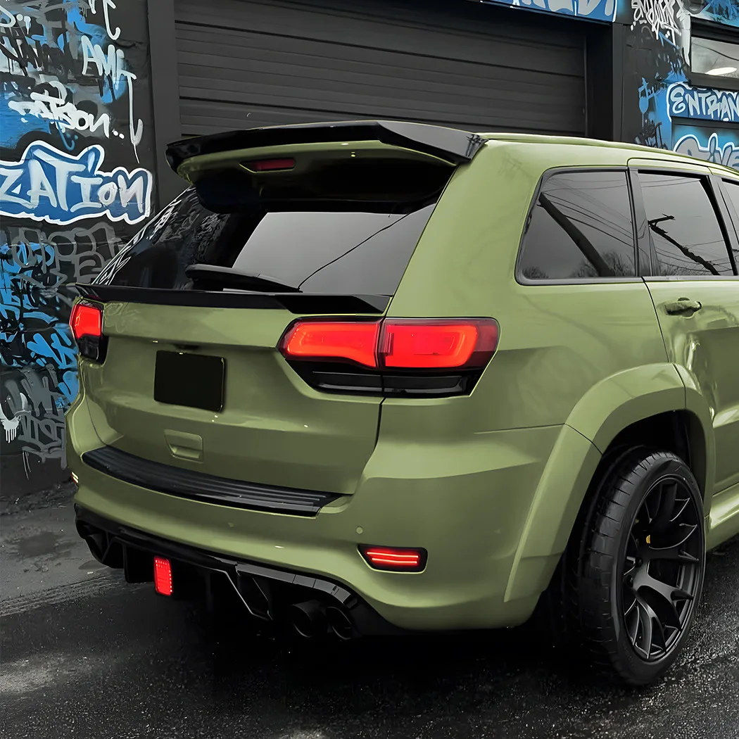 

Rear Roof Spoiler Wing For Jeep SRT Grand Cherokee 2012-2021 Car Rear Roof Trunk Spoiler Lip Trim