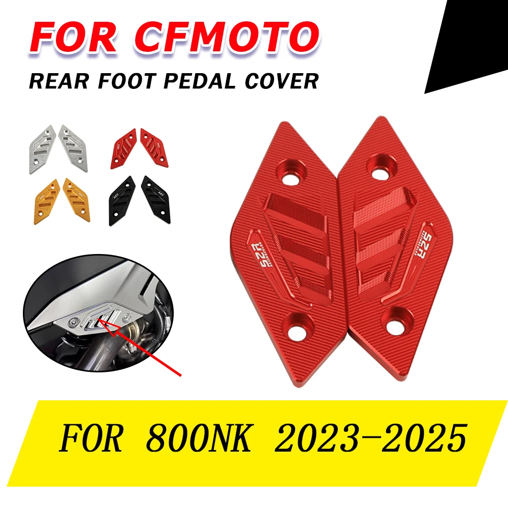 

For CFMOTO 800NK 800 NK 2023 2024 2025 Rear Passenger Pedals Eliminator Side Padding Bracket Decorative Blocking Covers Plate