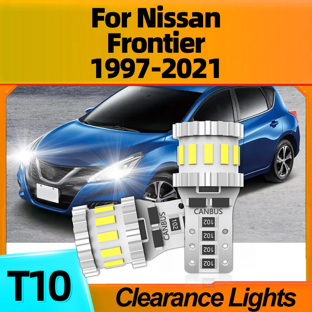 

2Pcs W5W T10 LED Clearance Light Bulbs 6000K White For Nissan Frontier 1997 1998 1999 2000 2001 2002 2003 2004 2005 2006 07-2021