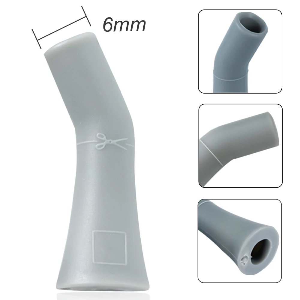 Dental Weak Suction Tips 10 Pack Gentle Aspirator Mouth Nozzles Sterilizable Flexible Comfort Tips   for Dentist Clinic