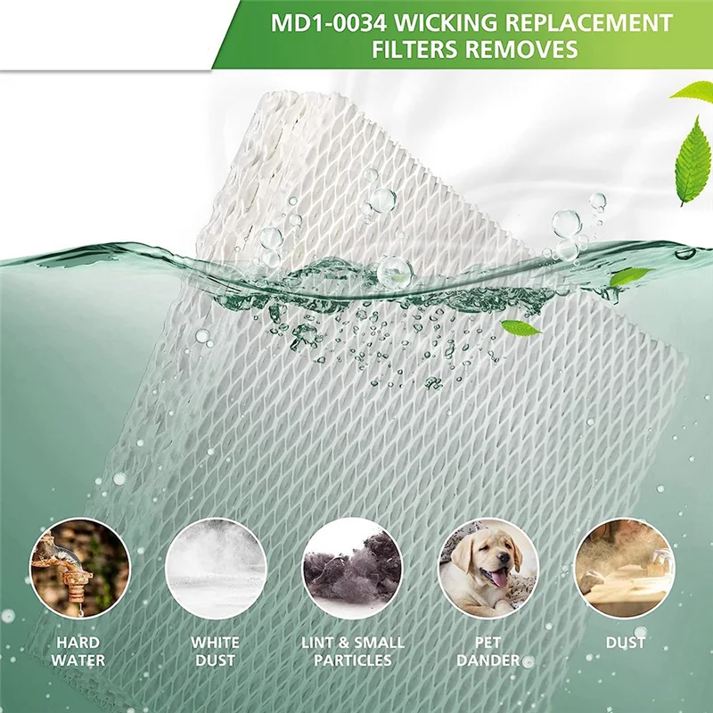 MD1-0034 เปลี่ยน Humidifier Wick Filter สําหรับ Evaporative Humidifier รุ่น Evap40,Evap2,EV100 และอื่นๆ