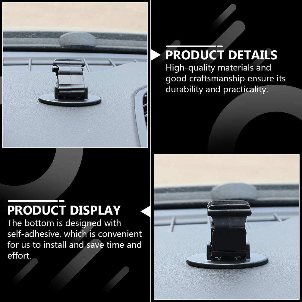 

2Pcs Car Cards Holders Classic Design Vehicle Card Storage Clips Credit Card Organizer Car Accessories Cards Storage Holders