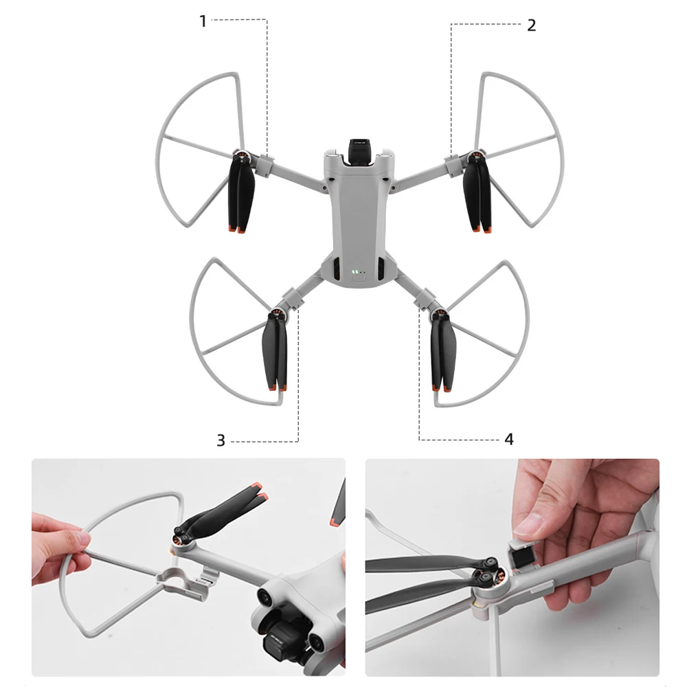 Propeller Guard for DJI Mini 3 Pro Quick Release Protector Protective Ring Anti-Collision Props Cage Lightweight Guard Accessory