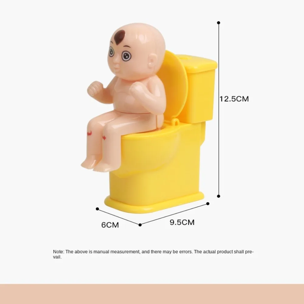 Lustige Toilette Pee Schießen Wasser Spielzeug Wasser Spray Squirt Junge Wasser Spray Angst Relief Tricky Squirt Puppe Spielzeug Kinder