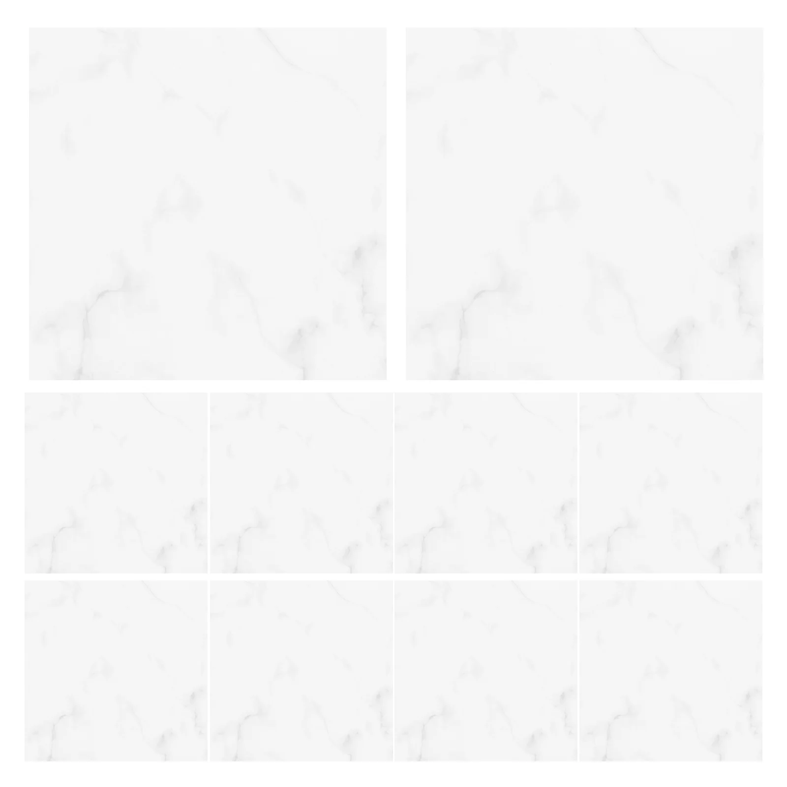 

10Pcs Marble Tile Wall Stickers for Bathroom Kitchen Self-Adhesive Peel Stick Waterproof Wall Tiles Easy Apply Cabinet