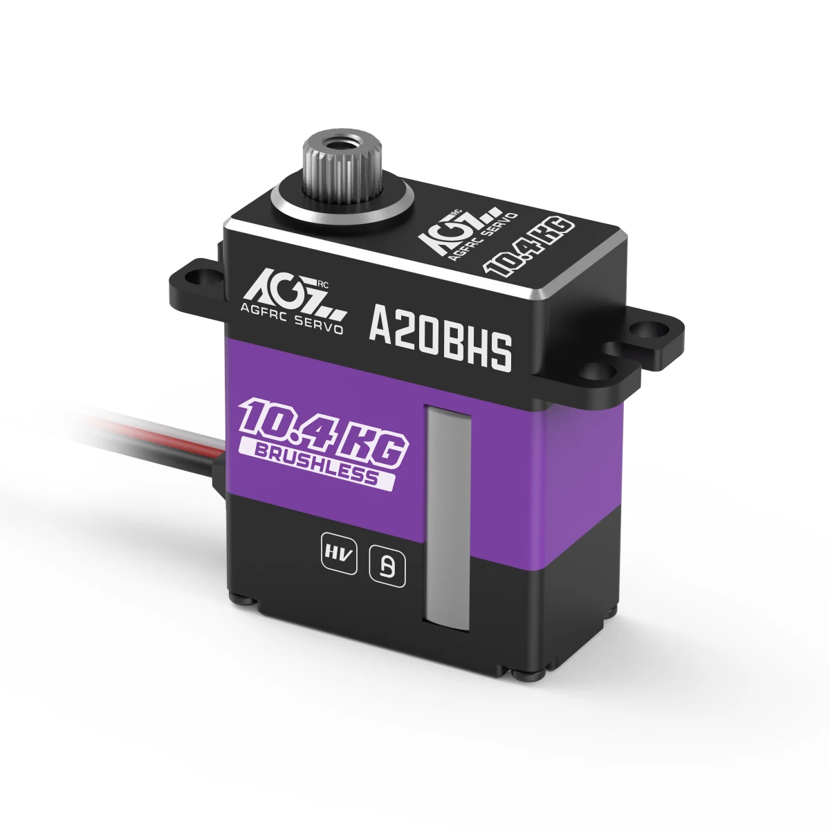 

Бесщеточный сервопривод AGFRC A20BHS 10,4 кг, быстрый скоростной цифровой микро Радиоуправляемый сервомотор для рулевого управления в масштабе 1/24, Радиоуправляемый вертолет класса 450