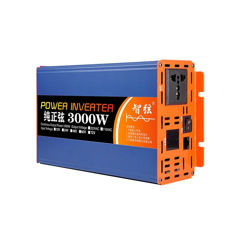 Hot sale 3000W 12v 24v 48V To 220v 3000 watt pure sine wave inverter 12v 220v inverter hybrydowy off grid