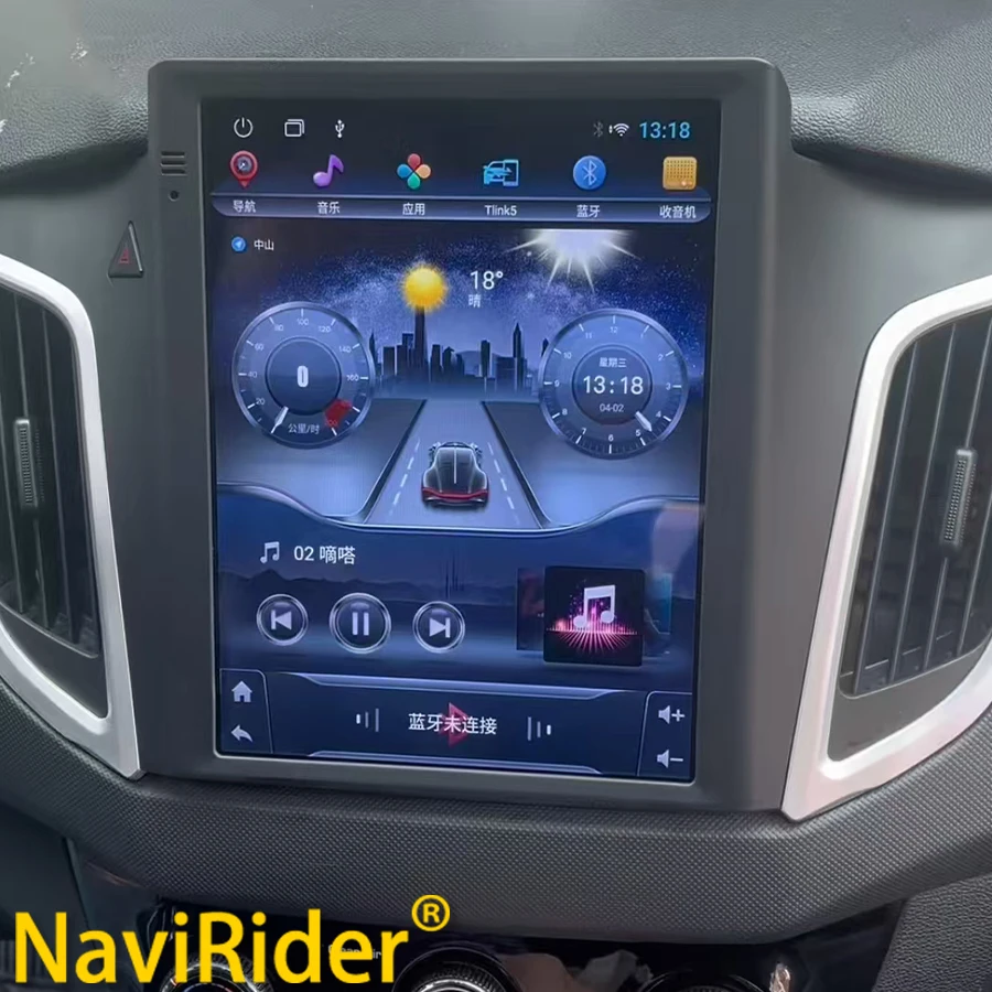 

9,7-дюймовый Android 15 автомобильный радиоприемник для Hyundai Creta Ix25 2016-2018 2 Din мультимедийный плеер навигация стерео DVD головное устройство Carplay Audio