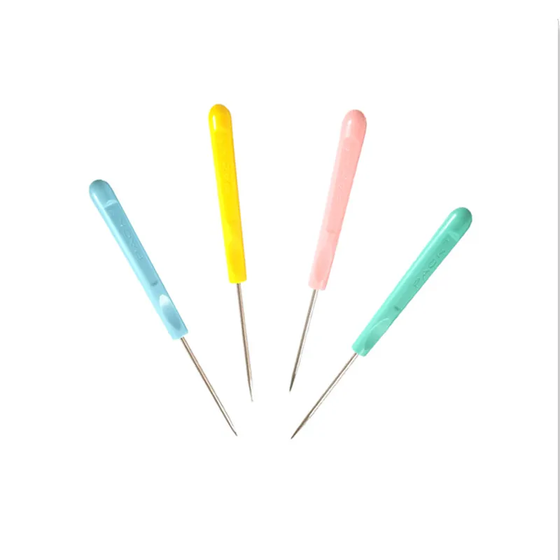 Steel Stitching Sewing Awl, Canvas, Leather, Shoes Repair, Crochet, Hand Stitching, Taper Needle Tool Craft, 4Pcs