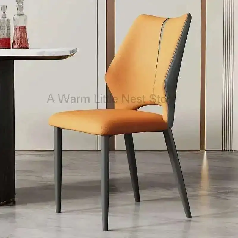 

Designer Luxury Dining Chairs Interior Round Modern Armchair Accent Elegant Chaise Design Chair Nordic Patio Kitchen Furniture