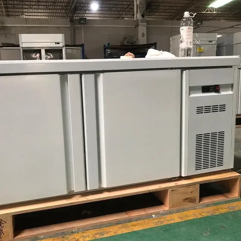 hot sales refrigerator refrigeration freezer 1.2 meters air-cooled refrigerationl stainless steel fresh-keeping console