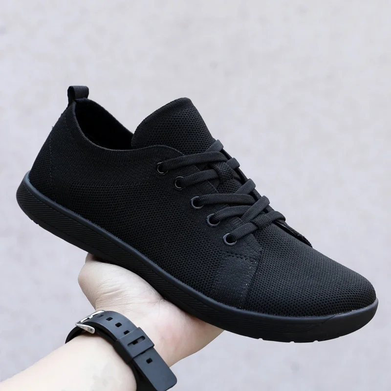 New Unisex Wider Shoes Breathable Mesh Men Barefoot Wide-toed Shoes New Flats Soft Zero Drop Sole Wider Toe Sneakes Big Size