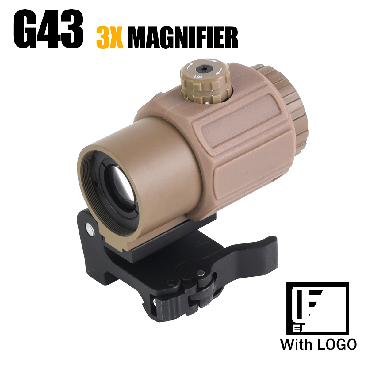 NONE 3X 5X Lupe Serie G33/G43/G45 Klappbare Seite Flip Lupen Jagd Combo Scopes Jagd Anblick verstärken W/Original Markierungen 7