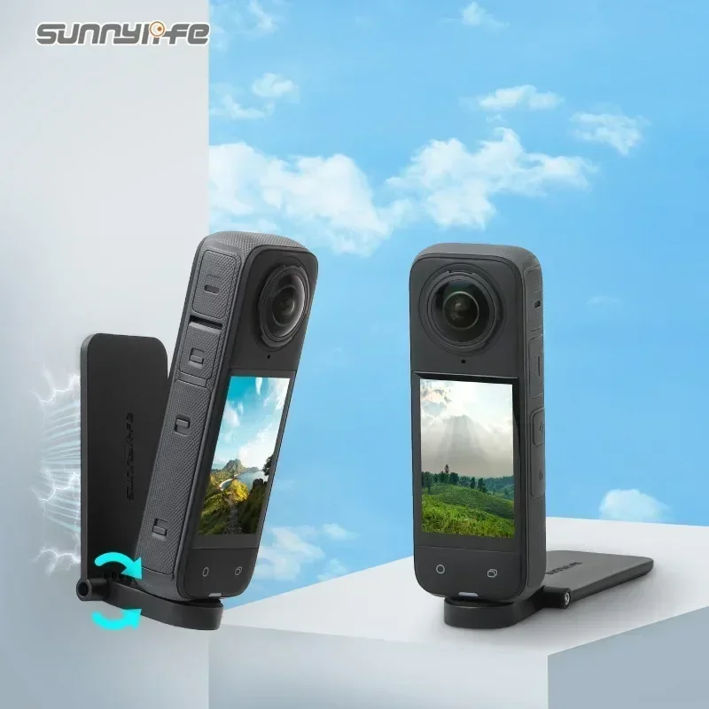 มัลติฟังก์ชั่น Magnetic Mount โต๊ะฐานยึด Quick Handle ปรับมุมอุปกรณ์เสริมสําหรับ Insta360 X4