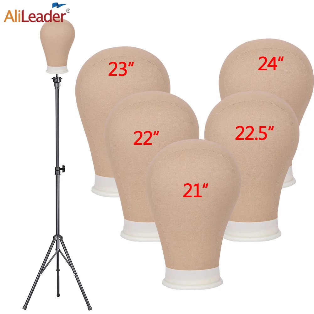 

150cm Wig Stand Tripod Mannequin Head Stand Adjustable Holder for Cosmetology Hairdressing Training Head