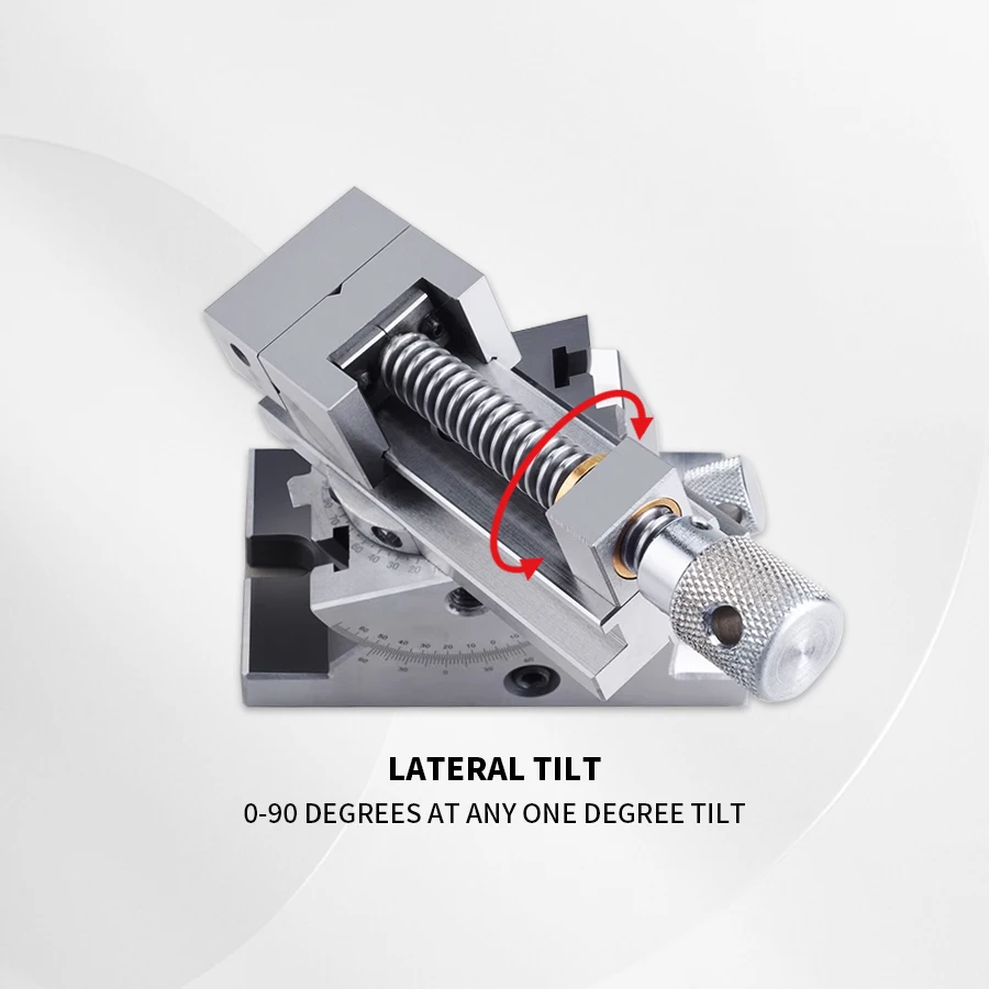 Imagem -05 - Universal Precision Vise Moagem Máquina Rotatable Inclinação Alicata Ângulo de Inclinação Vise Flat-nose 4