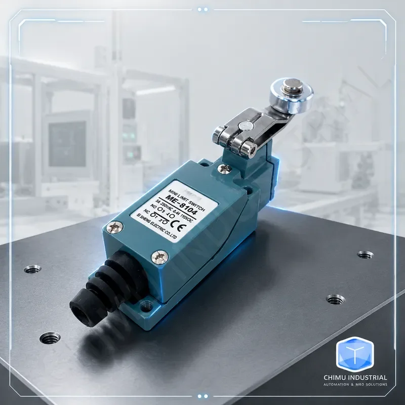 【CHIMU INDUSTRIAL】 for ME-8104 Limit Switch Silver Touchpoint Auto Reset Screw Industrial DC AC