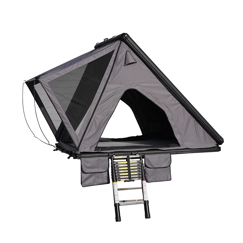

Customized four-wheel drive off-road vehicle camping tent outdoor aluminum SUV roof tent hard shell foldable roof tent