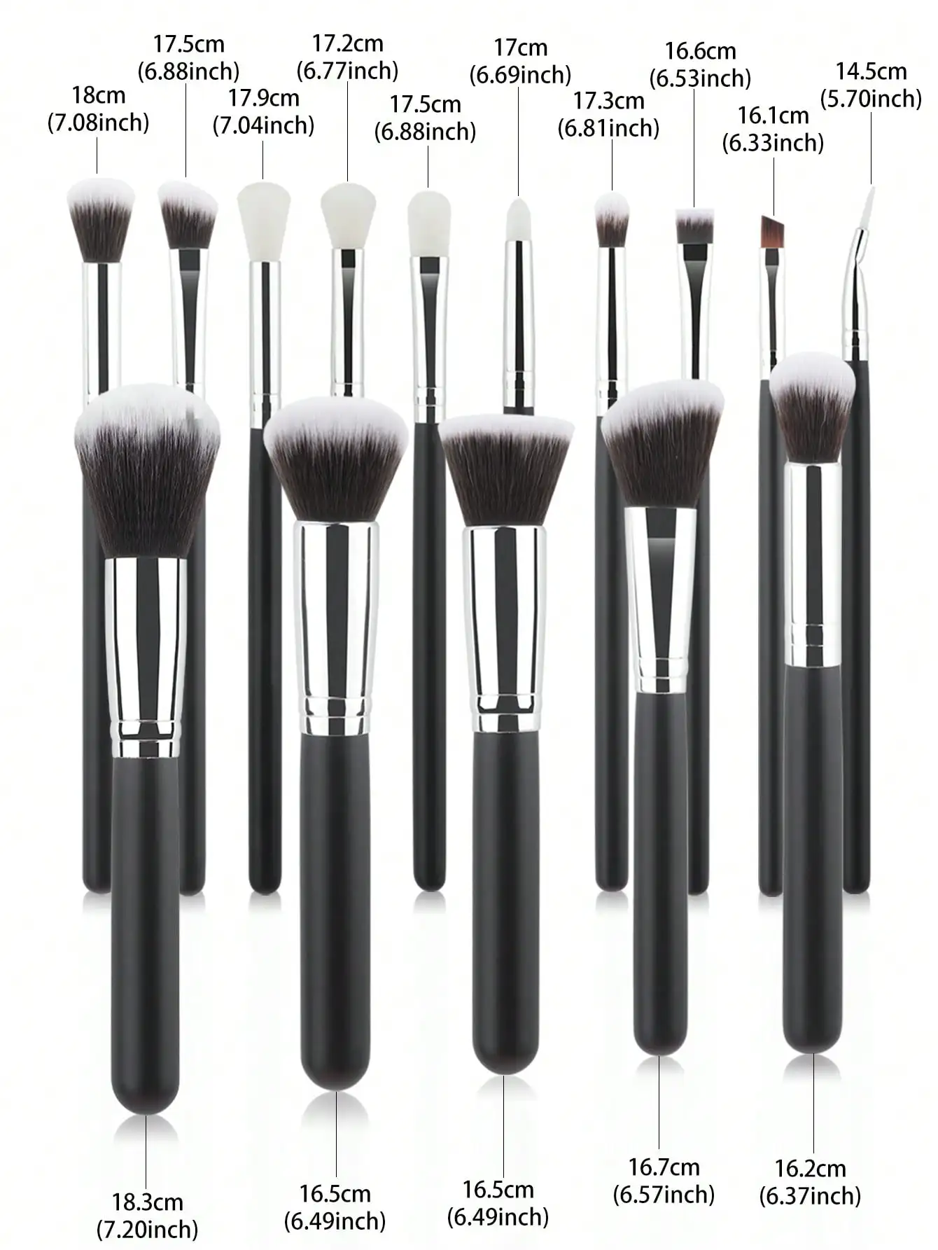 21-Piece Complete Makeup Brush Set—Perfect for Beginners, Women, and Girls; Travel-Friendly and Portable; Great for Gift-Giving
