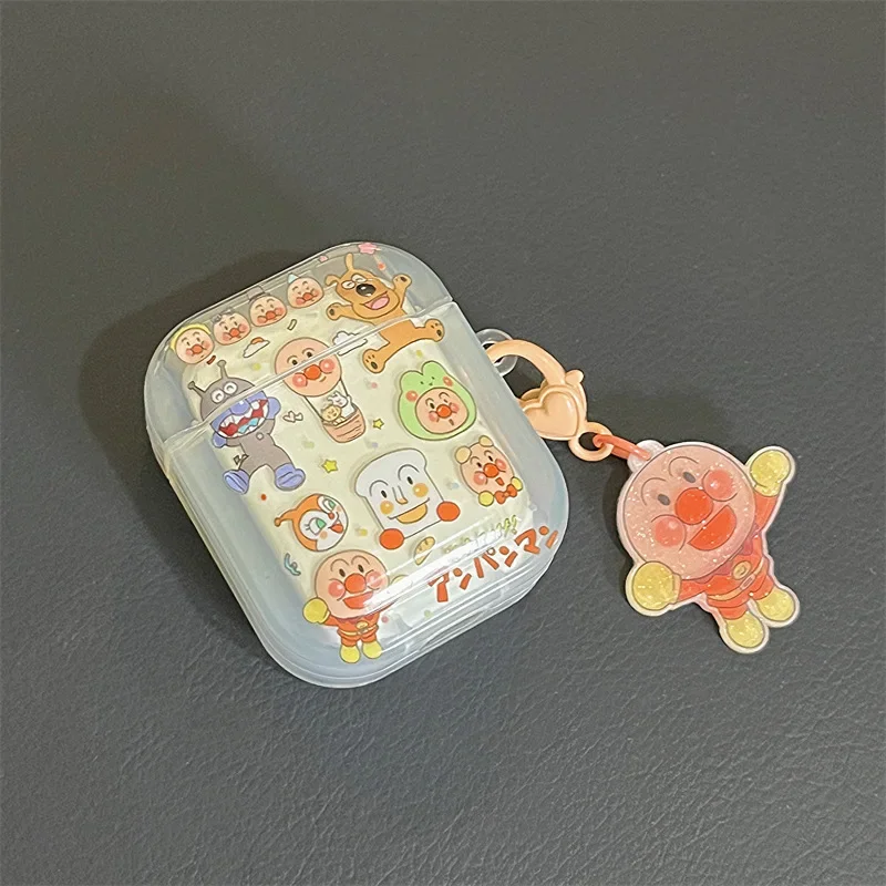 Cute Cartoon Superhero Case for AirPods 4 Airpod 1 2 3 Pro Pro2  Bluetooth Earbuds Charging Box Protective Earphone Case Cover