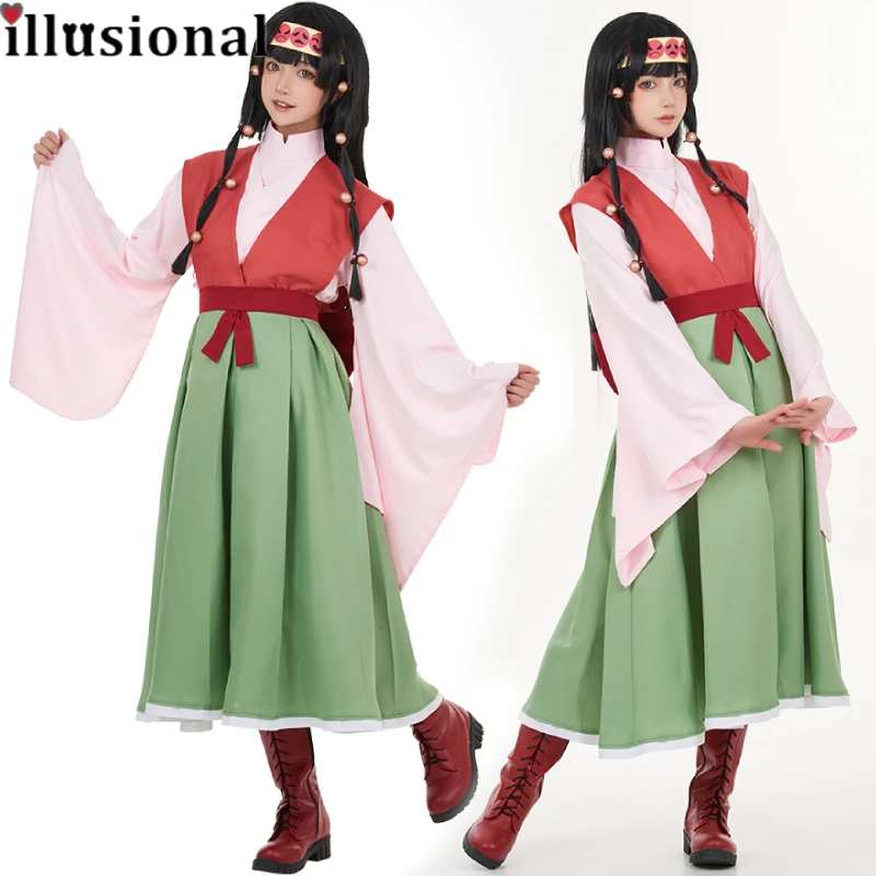 

illusional Anime HUNTxHUNT Cosplays ALUKA Cosplay Costume dress female Halloween Anime Costumes