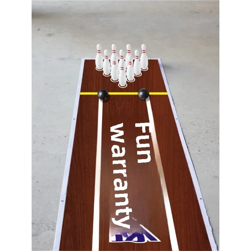 Children Adult Simulation Large Bowling Track Cloth Fun Sports Games Indoor and Outdoor Activities Prop Toys