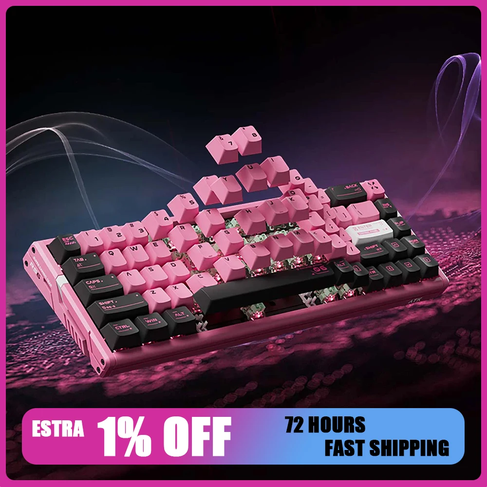 

ATK RS6 Aluminum Hall Effect Mechanical Keyboard Wired Magnetic Switch Gaming Keyboard 0.001mmRT PC Accessories For Valorant CS2