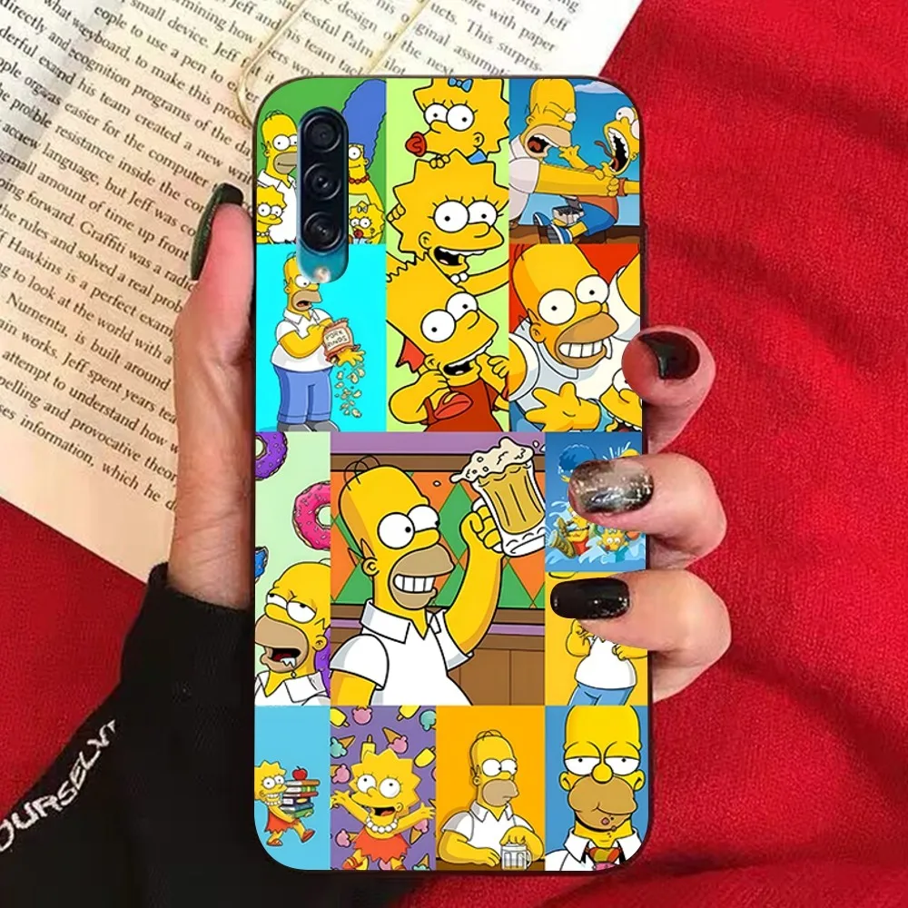 Cartoon The Homer S-Simpsons Phone Case For Samsung A 10 11 12 13 20 21 22 30 31 32 40 51 52 53 70 71 72 73 91 13 shell