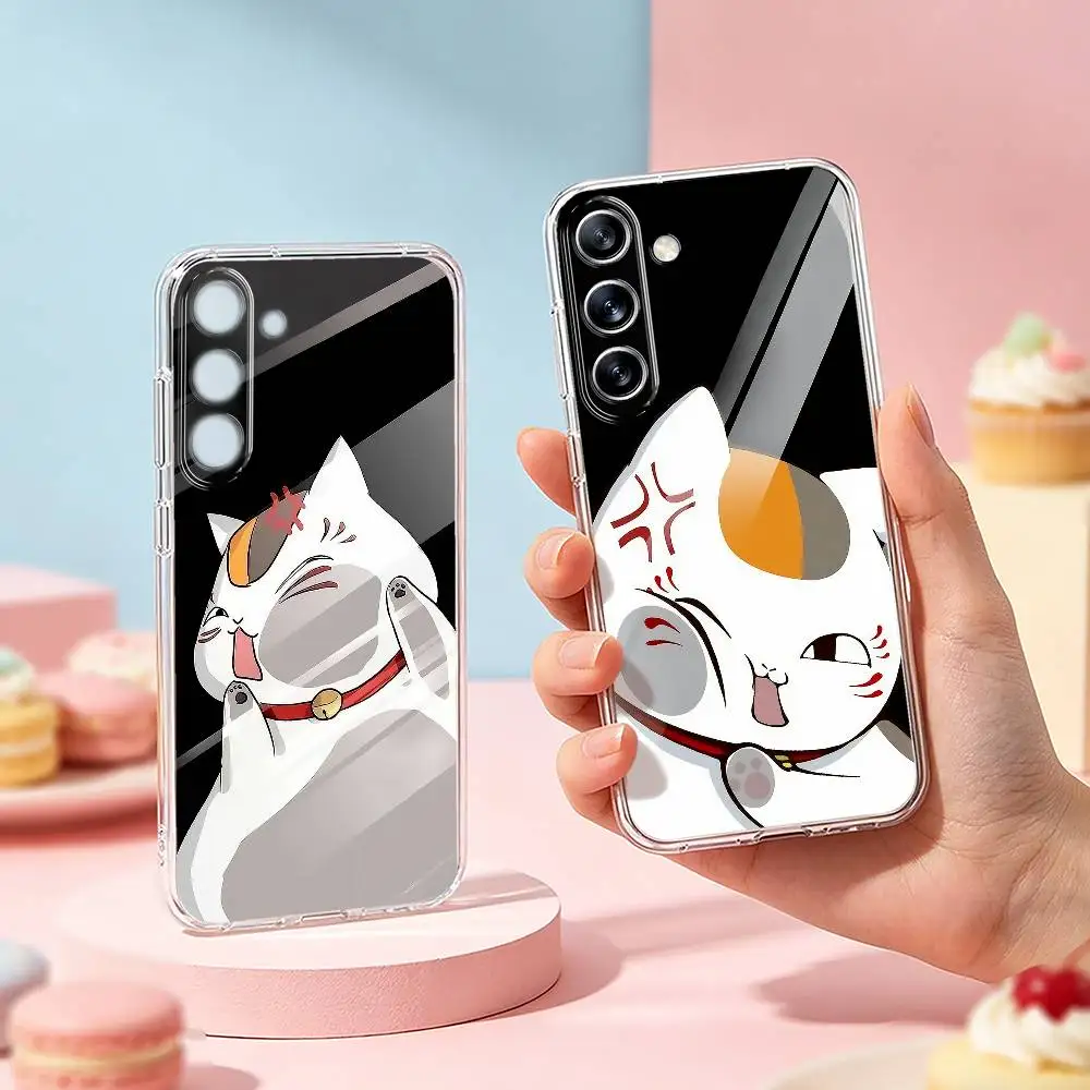Cute Cat Madara Phone Case For Samsung Galaxy A91,80,73,72 ,71,53,52,32 ,31,22,21s,20,Transparent Soft Case