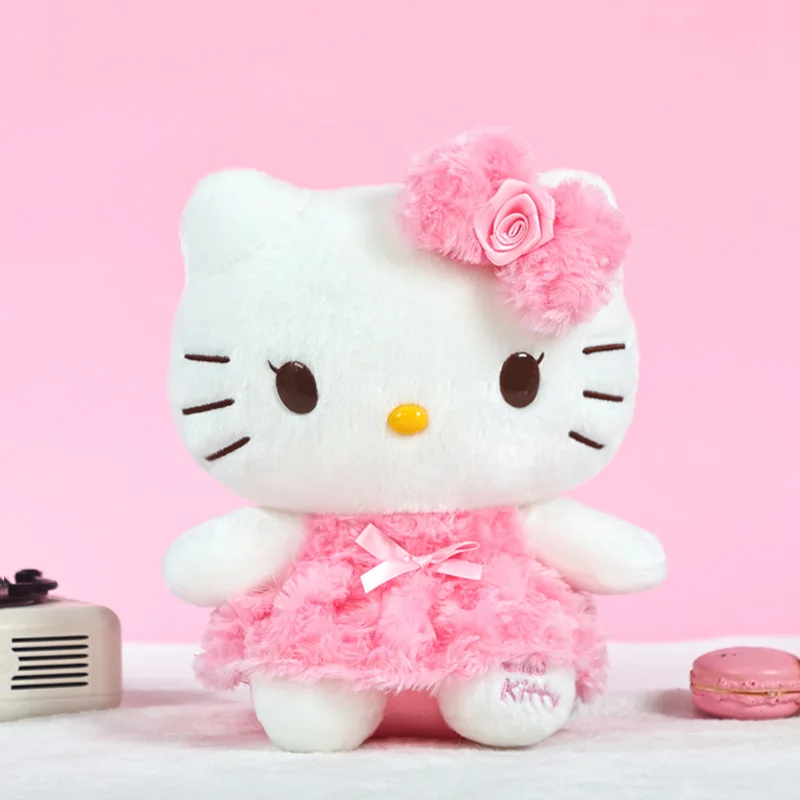 Genuino Anime Sakura Sanrio Hello Kitty Melody Kuromi Carino Peluche Peluche Cuscino Peluche Bambola Regalo Di Compleanno Per Le Ragazze Bambini