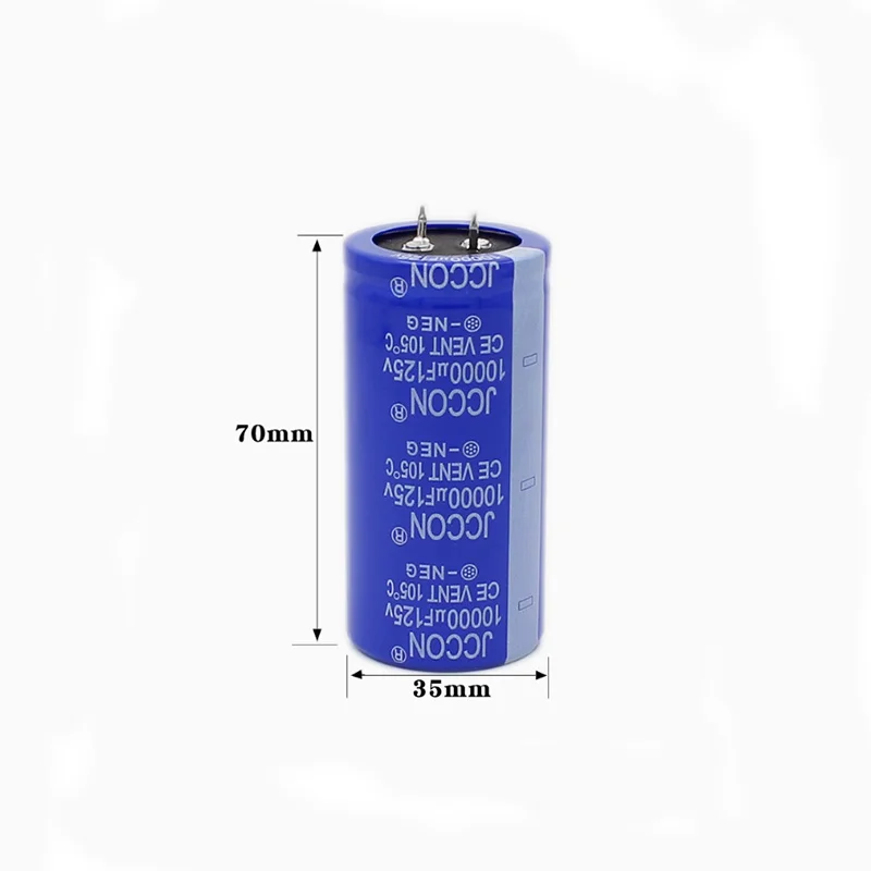 125v10000uf 125V Size: 35x70 Blue shell Aluminum Electrolytic Capacitor Audio Filter Amplifier 2PCS