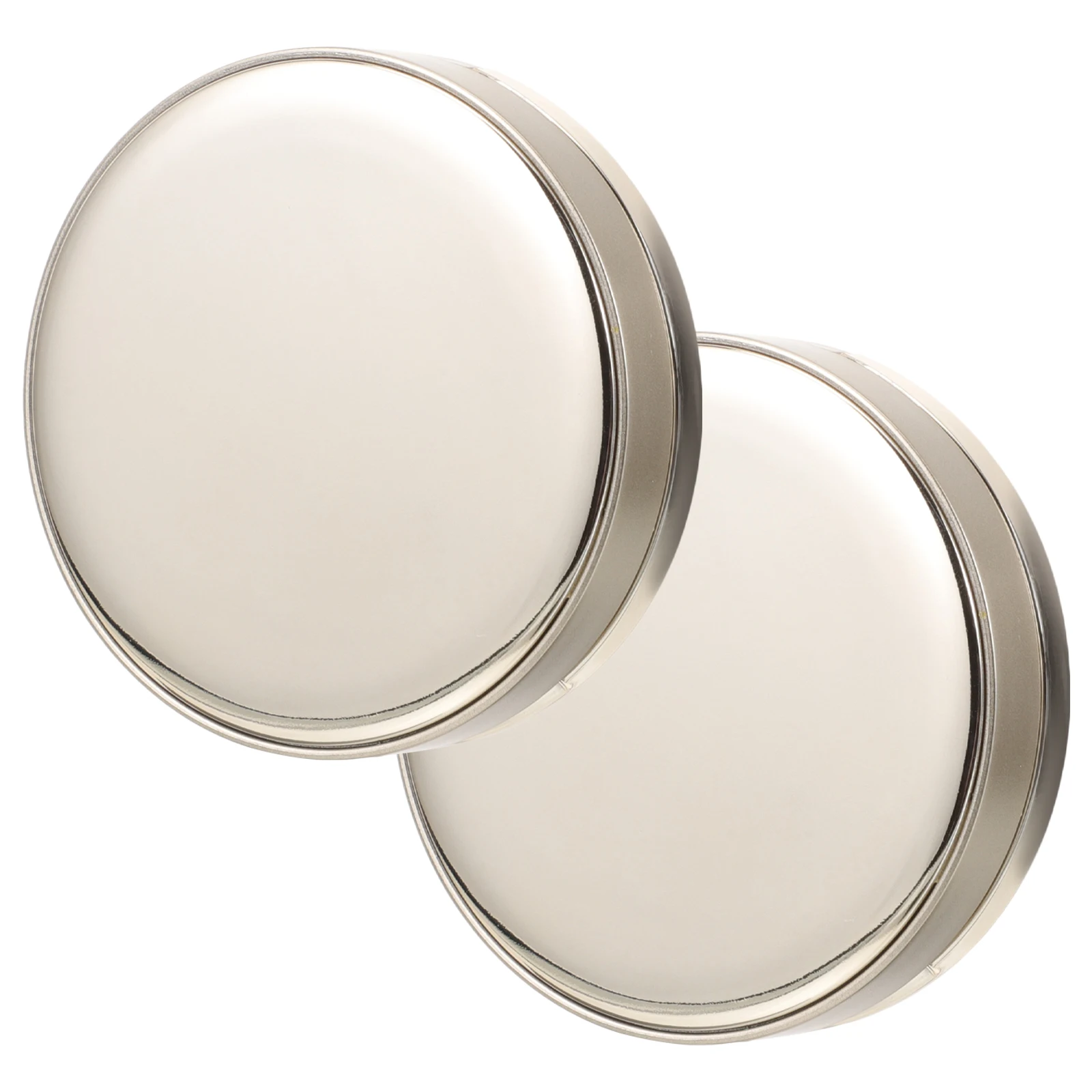 

2 pcs Empty Cushion Foundation Case Sturdy Refillable Powder Box Portable Compact Travel Container With Puff For Loose Body