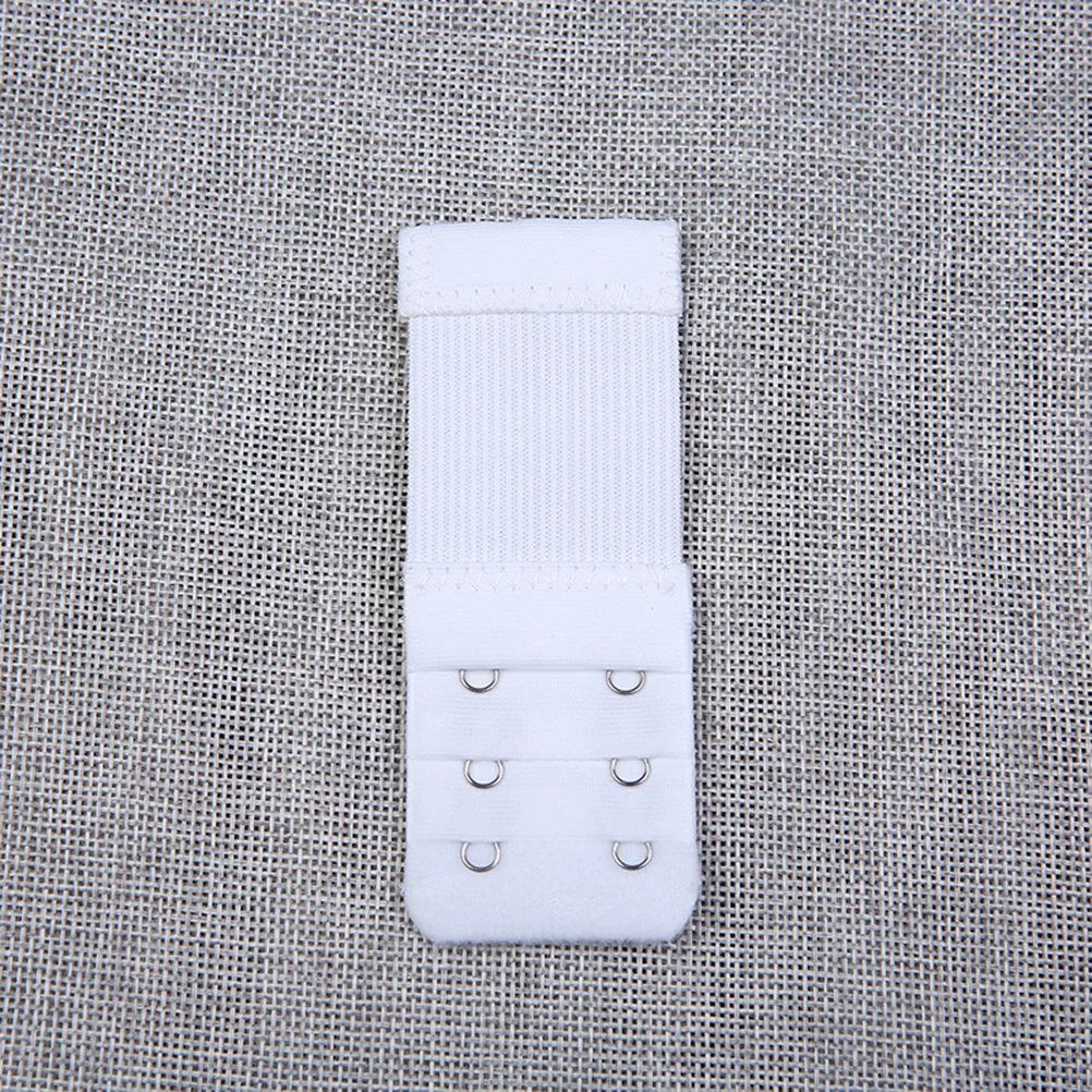 

6Pcs Bra Extenders 3 Rows 2 Hooks Elastic Comfortable Strap for Women Bra Extension Buckle Lengthened Band Adjuster