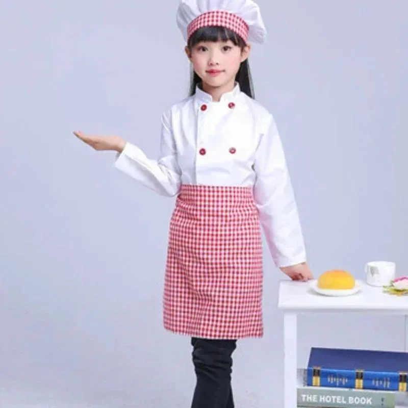 

Childrens Chef Costume Cooking Workwear for Preschool Kitchen Role Play