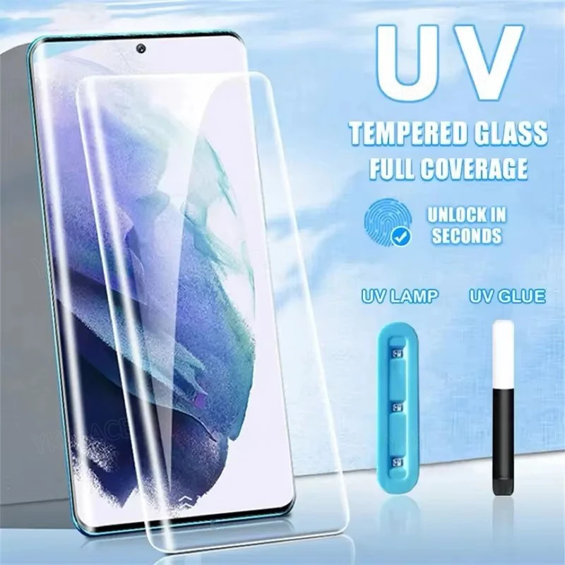 

3Pcs UV Liquid Full Glue Clear 3D Curved edge 9H Tempered Glass For Redmi Note 14 13 Pro Plus HD Transparent Screen Protector