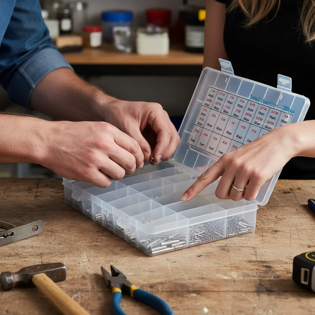 280Pcs Stainless St…