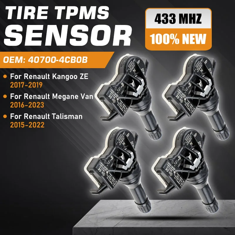 Датчик контроля давления в шинах автомобиля для Renault Kangoo ZE 2017-2019 TPMS Renault Megane Van 2016-2023 Renault Talisman 2015-2022