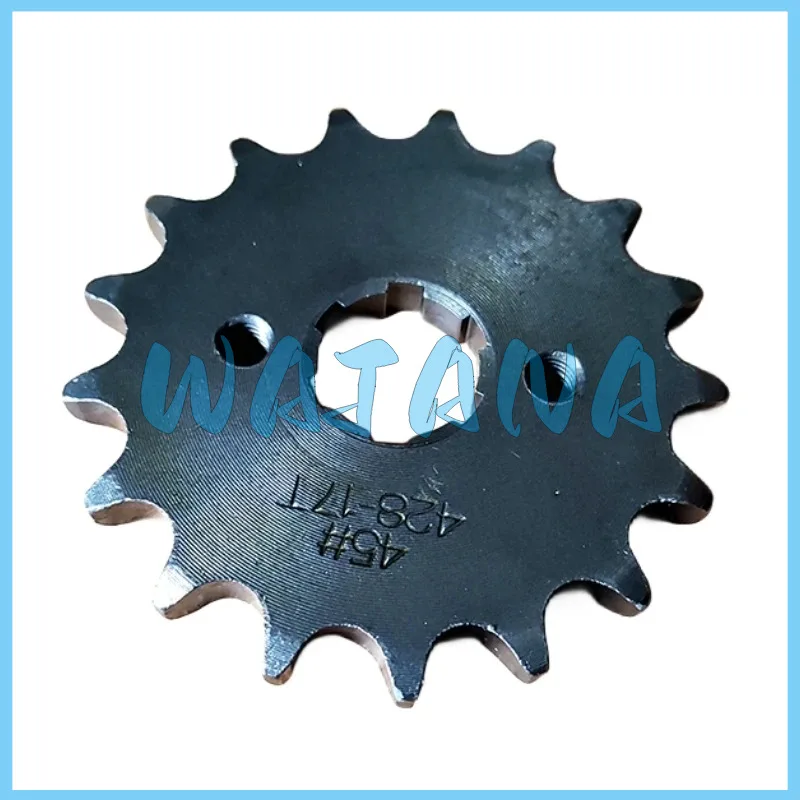 Modified Small Sprocket 428 17 Teeth for Haojiang Hj125-2 22 Cg150