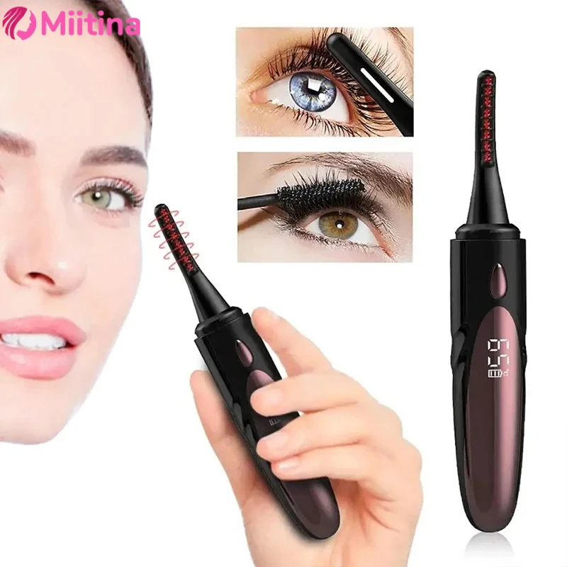 

4 Mode Electric Heated Eyelash Curler 10S Quick Heating 24Hour Eyelash Long-Lasting Rechargeable Electric Eyelash Lifting Comb