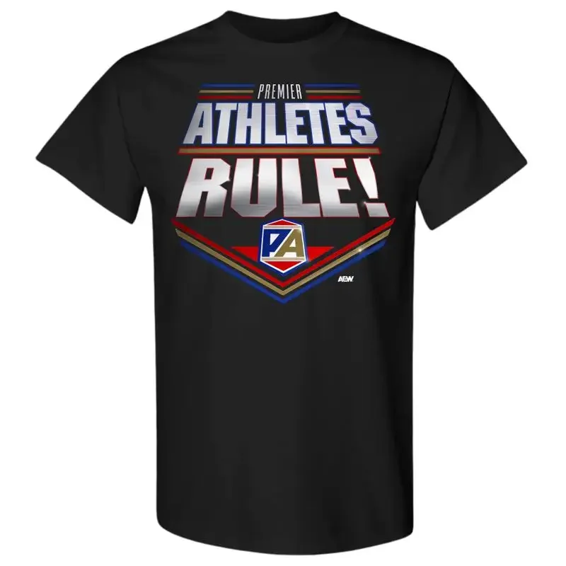 Premier Athletes RULE AEW Official T Shirt