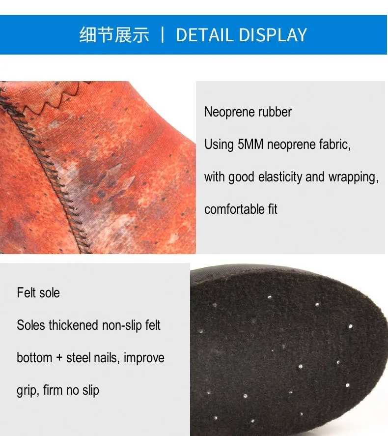 3 مللي متر النيوبرين الدفء الرياضات المائية Spearfishing القوارب التجديف أحذية السباحة الغوص تحت الماء الصيد تصفح الانجراف أحذية الشاطئ