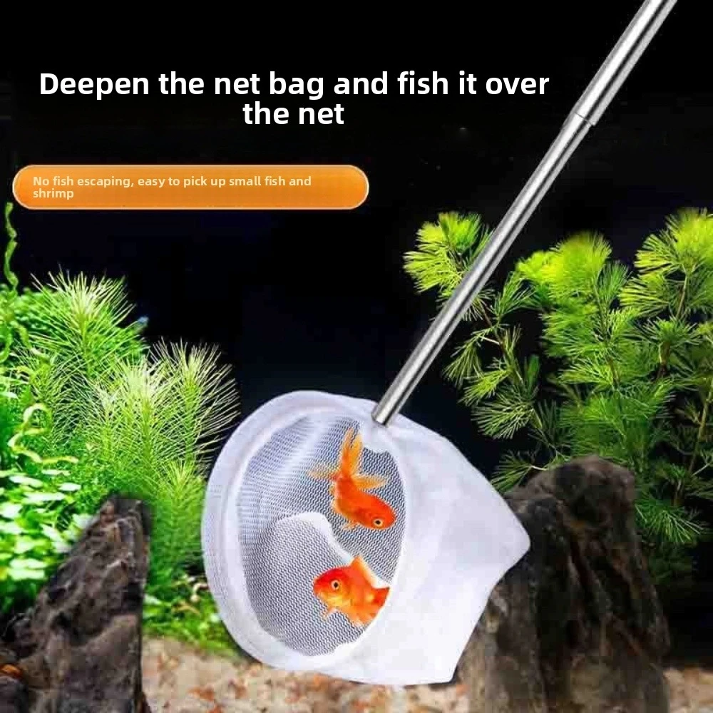 Fish Net Handle - New Telescopic Pole Mini Fishing Nets