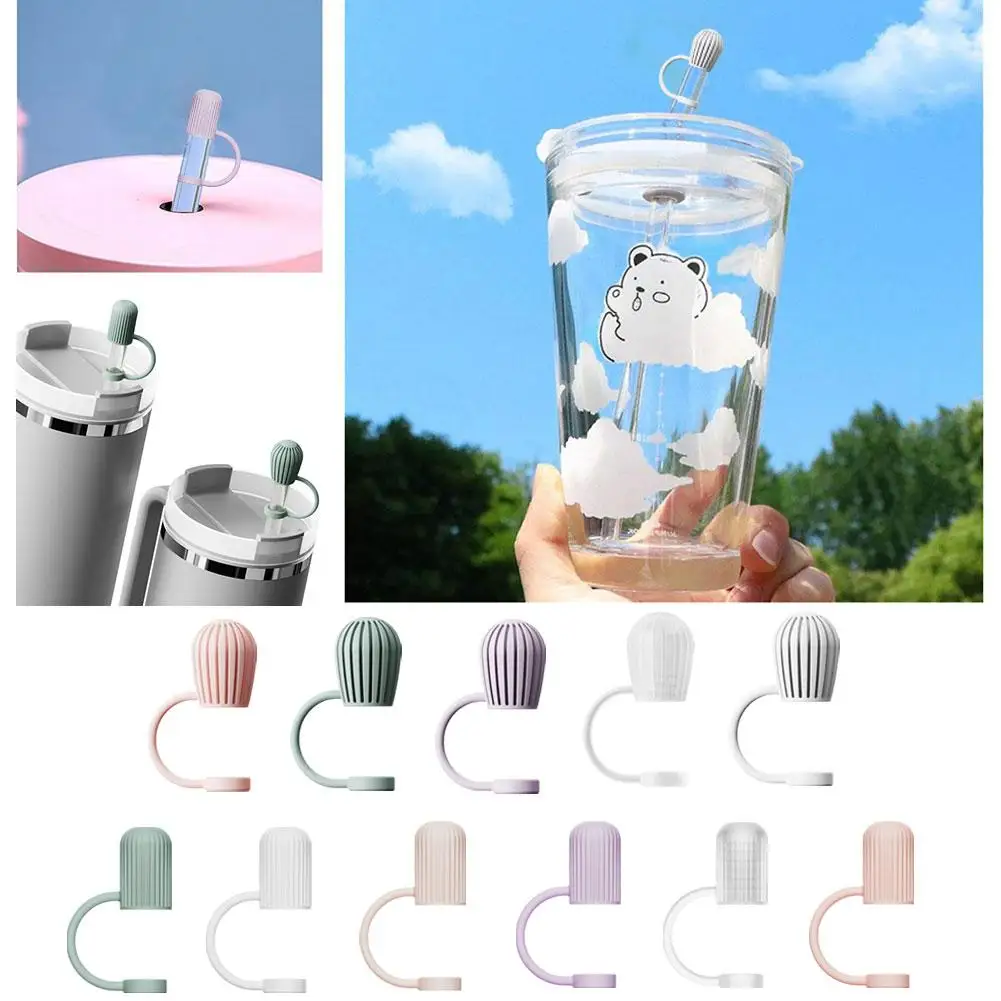 Reusable Silicone Pipette Cap For Yeti Cup 40oz/ 30oz Cups 6-10mm Universal Spillproof And Dustproof Pipette Cap J6Z5