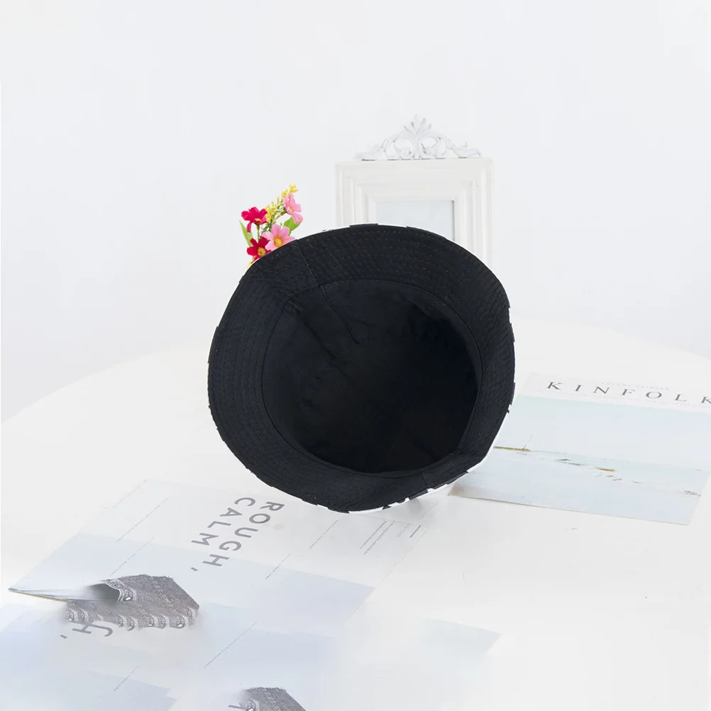 

1Pcs Animal Fisherman Hat Cartoon Panda Printing Wide Brim Breathable Unisex Sun Protection Outdoor Summer Accessory