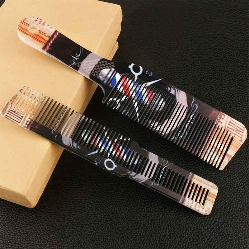 1Pc männer Haar Schneiden Kamm Anti-slip Anti-statische Friseur Trimmen Haar Kamm Barber Shop Pro friseur Haarbürste Y0724 – Detail 18