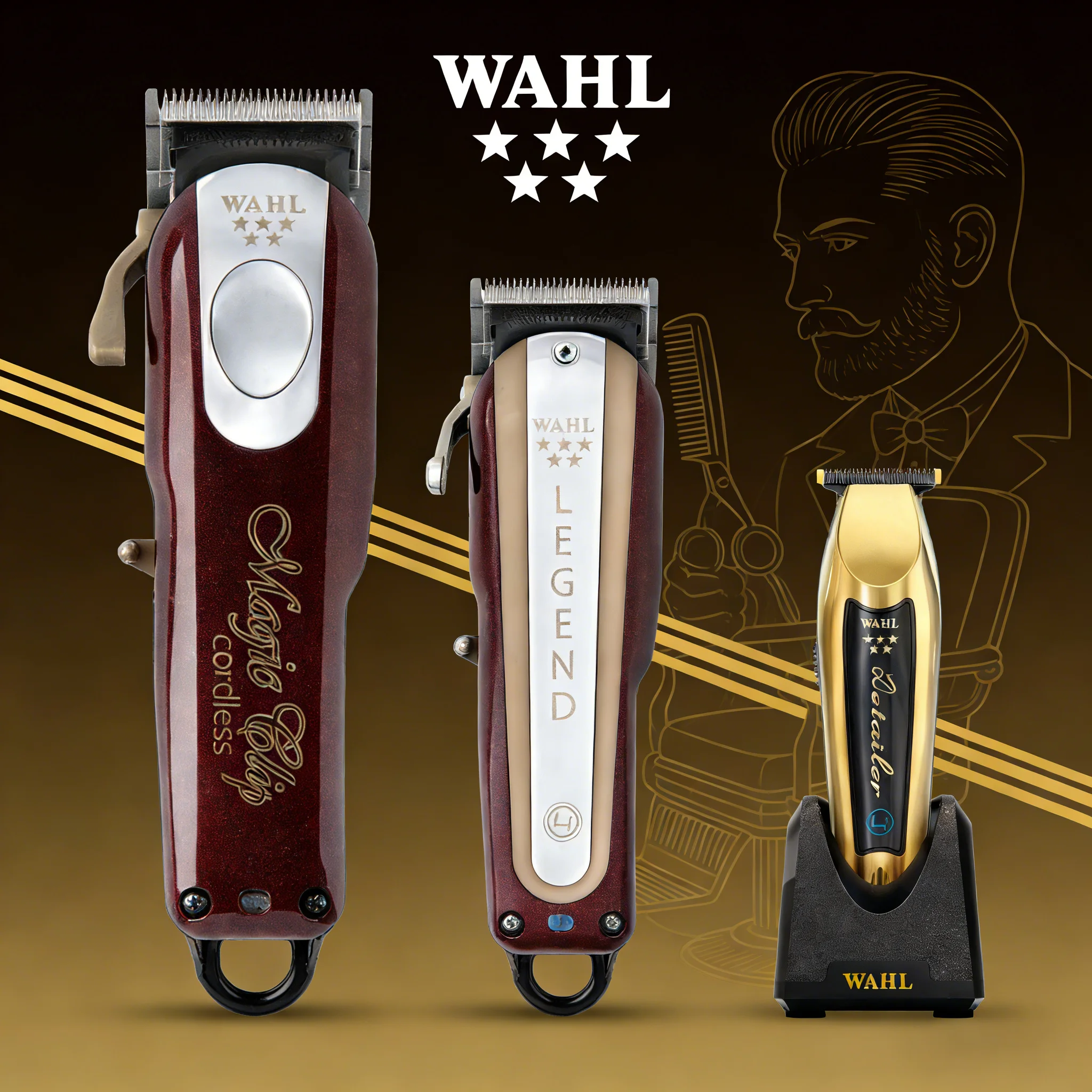 Tondeuse professionnelle sans fil Wahl - Magic Clip 5 Star Pro