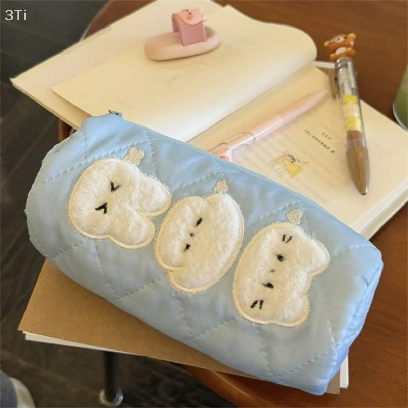 Милый животный, щенок, котенок, кролик, рука, большой вместительный пенал, портативная сумка для хранения мелочей, чехол для канцелярских принадлежностей для девочек, сумка для ручек, подарки